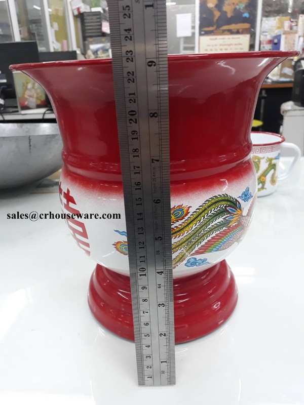 กระโถนซังฮี้ 100-TU-002,เชียงรายกระโถนแต่งงาน,กระโถนซังฮี้,กระโถนแต่งงานจีน,เชียงรายขายกระโถนปากแตรแต่งงาน