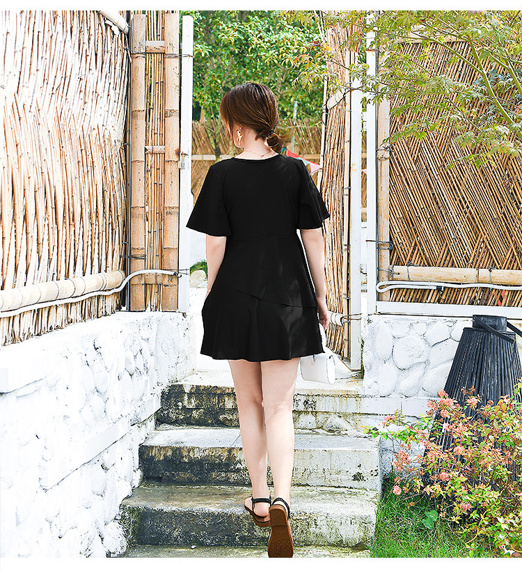 ชุดว่ายน้ำคนอ้วนเซต 2 ชิ้น 4xl ชุด+กางเกง รอบอก 42-48 รอบเอว 32-40สะโพก 40-54นิ้ว ยาว33 นิ้วค่ะ พลางพุงได้ดีมากๆค่ะ คุ้มราคาสุดๆ