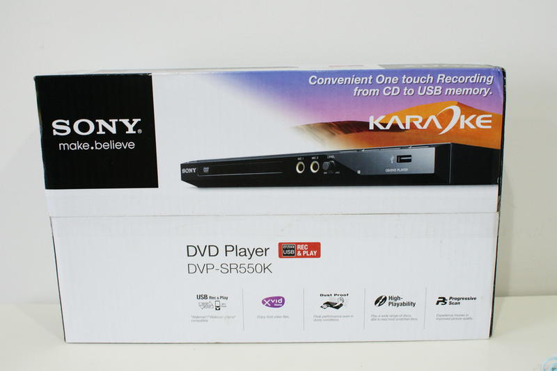 Sony เครื่องเล่นดีวีดี รุ่นDVP-SR550K (Karaoke)