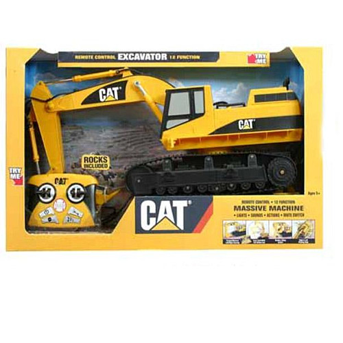 รถตักดินวิทยุบังคับขนาดใหญ่ 15 นิ้ว CAT Excavator Remote with Light and Sound