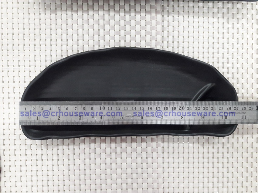 จานสแน็ก พร้อมช่องน้ำจิ้ม 017-PX-F152011