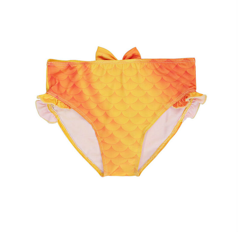 สินค้าพร้อมส่ง ชุดเด็ก ชุดว่ายน้ำหางนางเงือก จุดหลากสีรุ้ง