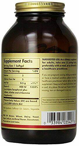 Solgar,Vitamin E 400 IU Mixed Tocopherols 250 Softgels (d-Alpha Tocopherol & Mixed Tocopherols)วิตามินอีรวม(d-Alpha,d-Beta,d-Delta,d-Gamma Tocopherols)จากธรรมชาติ ช่วยให้ดูอ่อนกว่าวัย ชะลอการเสื่อมสภาพของเซลล์