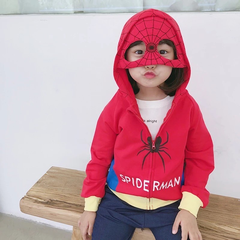 เสื้อกันหนาว บุขน ฮีโร่ ฮูดมีหน้ากาก