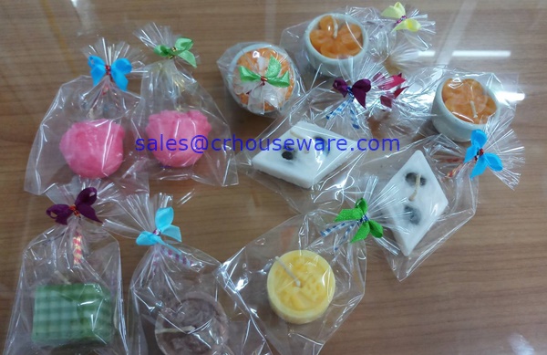 เทียนหอมรูปขนมไทย ขนมข้าวเหนียวตัด ขนมไทยปลอม โมเดิร์นขนมไทย 016-CAN442