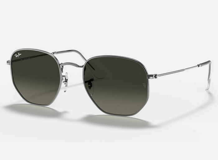 RayBan RB3548N 004/71 HEXAGONAL FLAT LENSES
