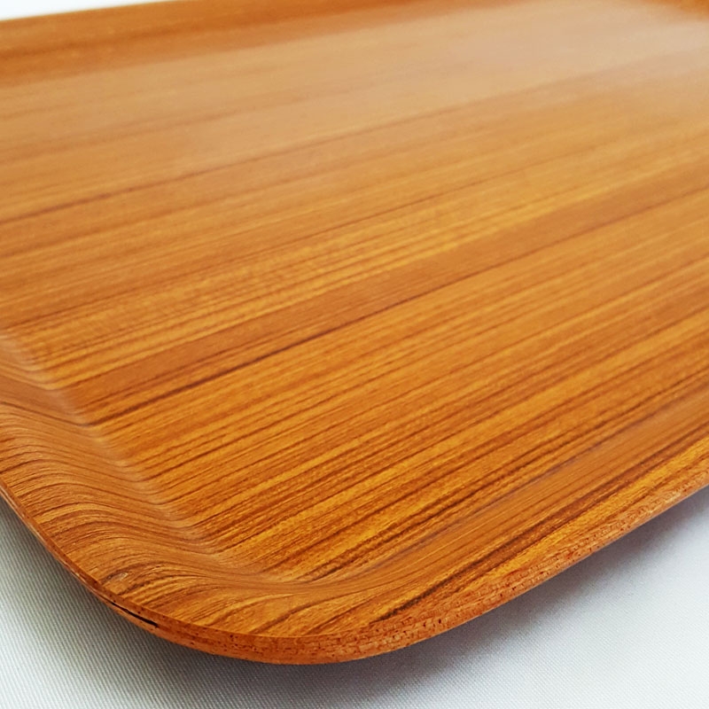 ถาดเสริฟไม้เหลี่ยม 50x36 ซม. #100 KC601