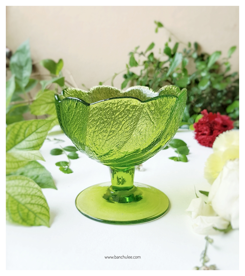 Ice Cream Glass Cup - Green
