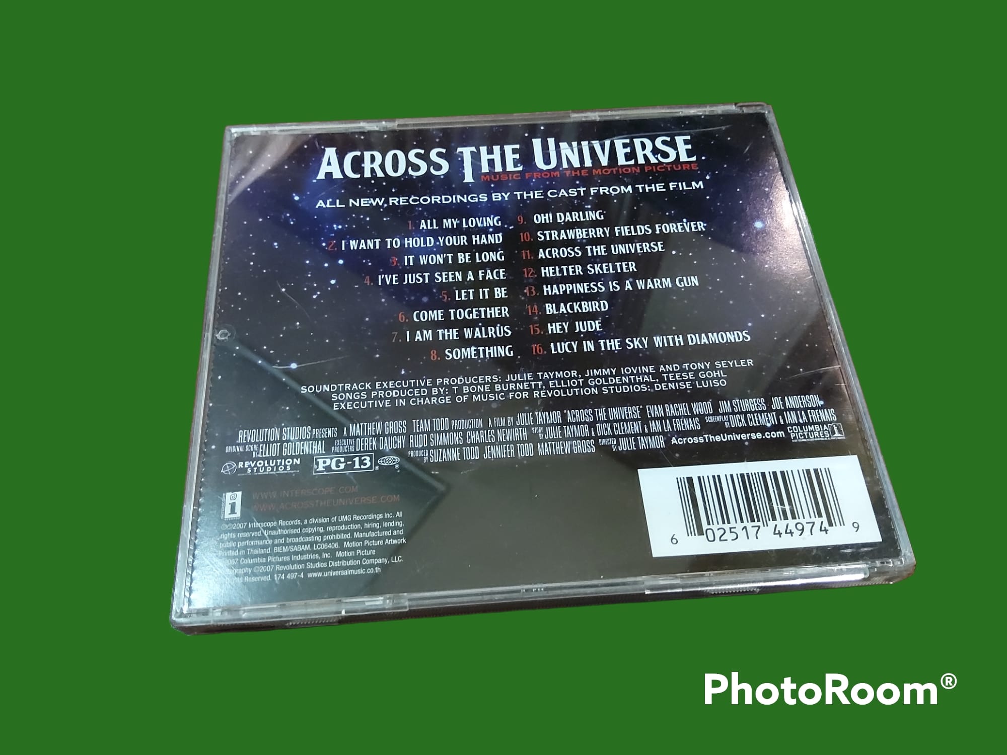 CD เพลง จากภาพยนต์ Across the Universe รักนี้ คือทุกสิ่ง ปี 2550