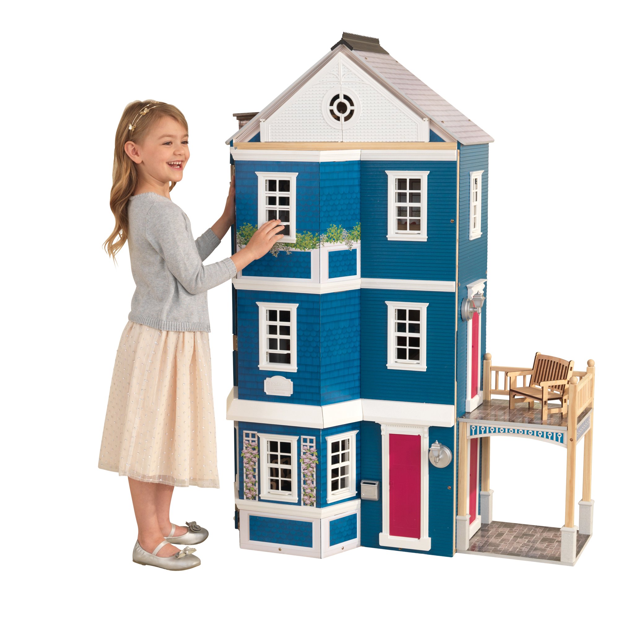KidKraft Grand Anniversary Wooden Dollhouse with Furniture