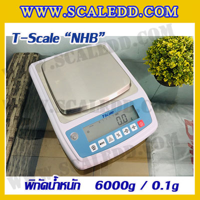 เครื่องชั่งทศนิยม 1 ตำแหน่ง พิกัด 6000g x 0.1g ยี่ห้อ T-scale รุ่น NHB เครื่องชั่งน้ำหนัก6000กรัม เครื่องชั่งละเอียดสูง6000g เครื่องชั่งน้ำหนัก6000g ตาชั่ง6000g เครื่องชั่ง6000g ค่าละเอียด 0.1g
