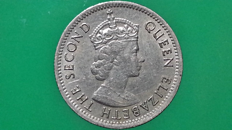 เหรียญ เงินตรา ประเทศ มาลายา และ บริติช บอร์เนียว Cents 1961