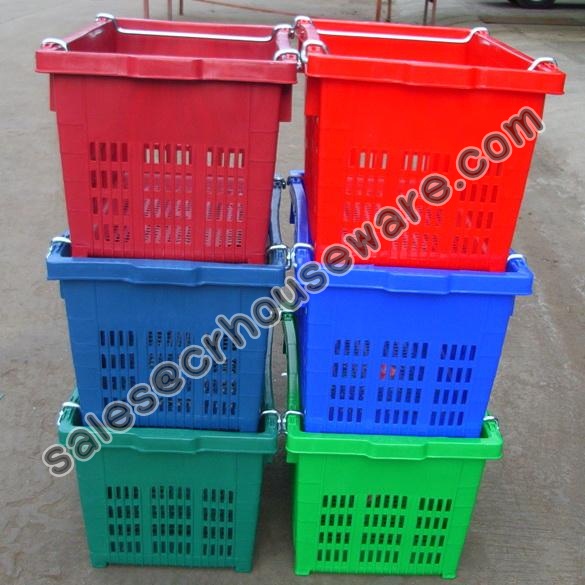 ลังผลไม้ หูเหล็ก พับซ้อนได้ 009-SPP-757B,เข่งผลไม้ ขายเป็นมัด,ตระกร้าหูเหล็กผลไม้,เชียงรายลังผลไม้หูเหล็ก