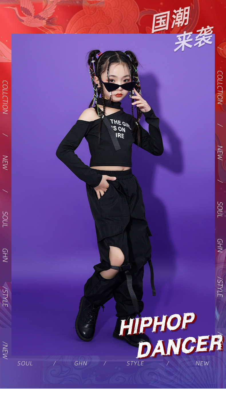 **พร้อมส่ง**ชุดเต้น ชุดแดนซ์ เสื้อแขนยาวคอไขว้+ กางเกงขายาว