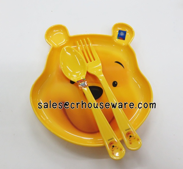 ช้อน+ส้อมหมีพูห์ 017-SP/F2359