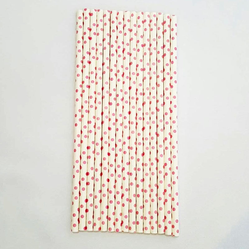 หลอดกระดาษคละลาย ขนาด 5 มิล ยาว 19.5 ซม. ( 500 ชิ้น )