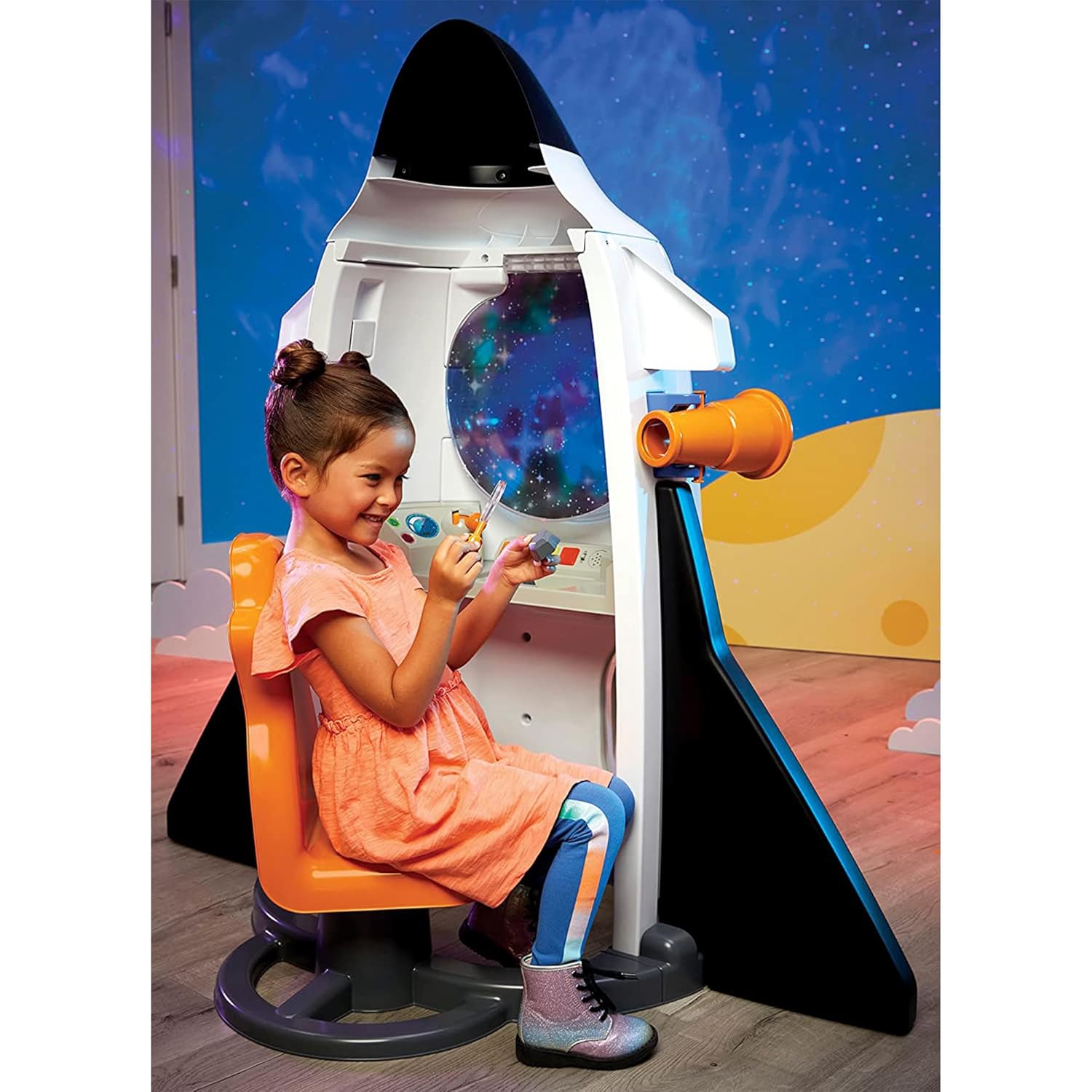 กระสวยอวกาศจำลอง Little Tikes Adventure Rocket - Realistic Space Astronaut Role Play Set for Boys and Girls