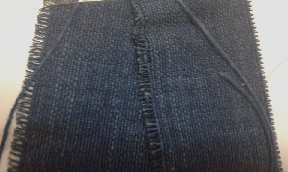 SIVA Cotton of Handwoven (indigo dry) เส้นเล็นสีคราม