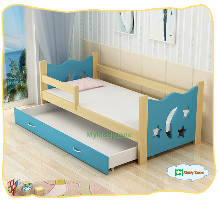 TP21005 (WDK5S) เตียงนอนไม้ เตียงเดี่ยวสำหรับเด็ก Little Moon Star