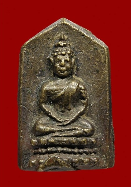 เหรียญหล่อพระประจำวันพฤหัสบดี เจ้าคุณศรี (สนธิ์) ปี2493-2494 วัดสุทัศน์ ปางสมาธิ เนื้อโลหะผสม เลี่ยมทองคำ