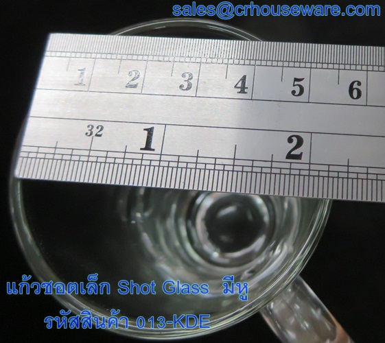 แก้วชอตเล็ก Shot Glass มีหู รหัสสินค้า 013-KDE
