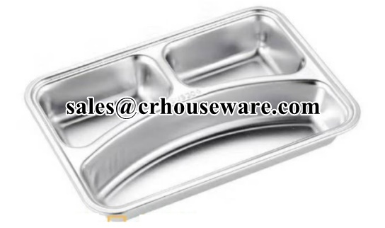 ถาดหลุม 3 ช่อง (ไม่มีฝา) เกรด 304 STK-24174-133/1