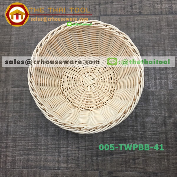 ตะกร้าหวายเทียม แบบกลม 005-TWPBB-41