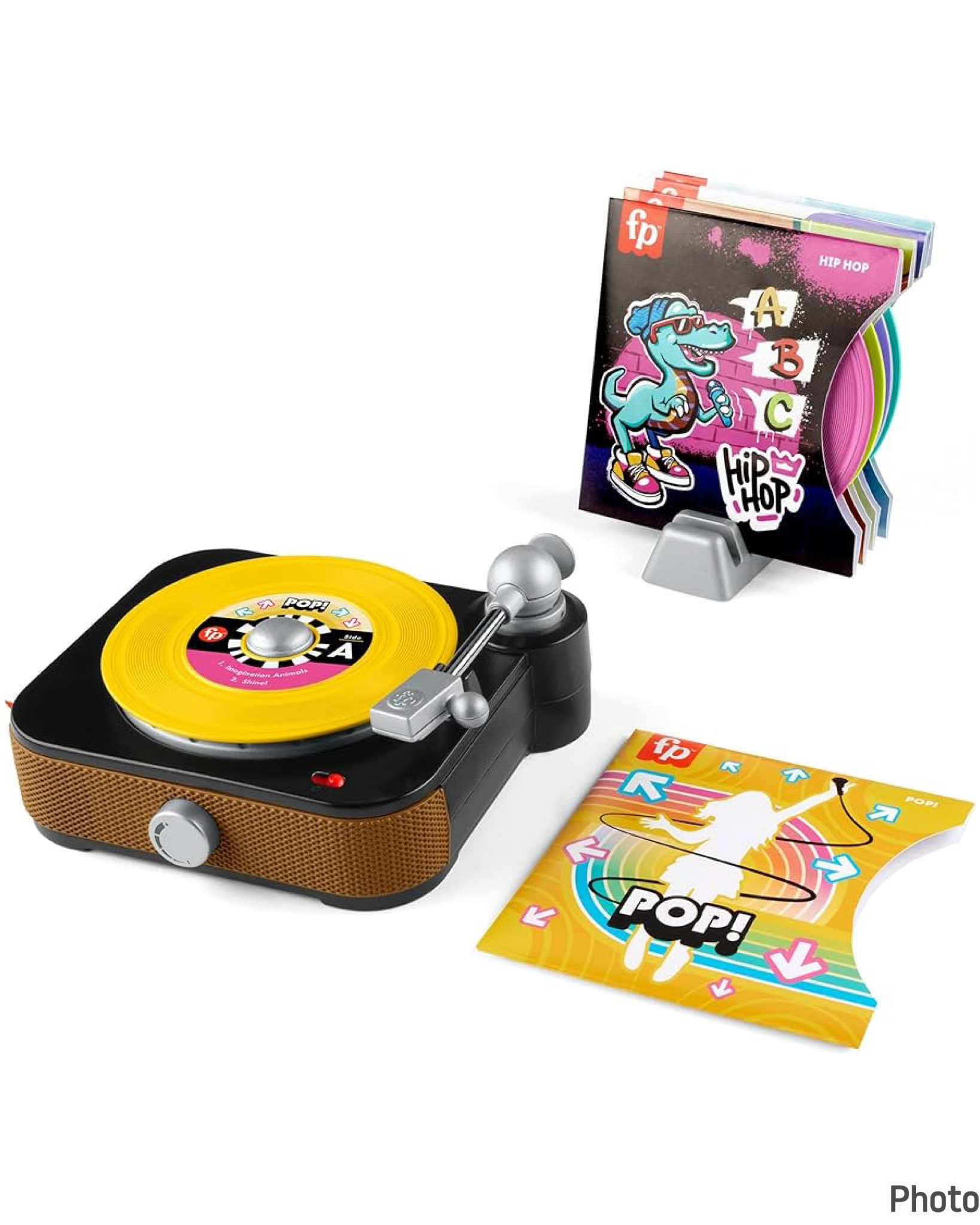 เครื่องเล่นแผ่นเสียงดนตรี Fisher-Price® Deluxe Rockin’ Record Player
