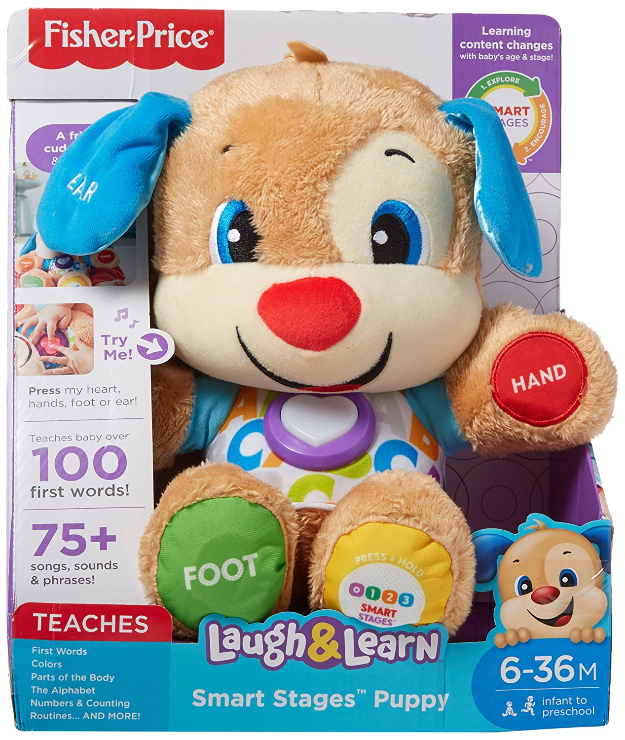 น้องหมารุ่นใหม่ล่าสุด Fisher-Price Laugh & Learn Smart Stages Puppy