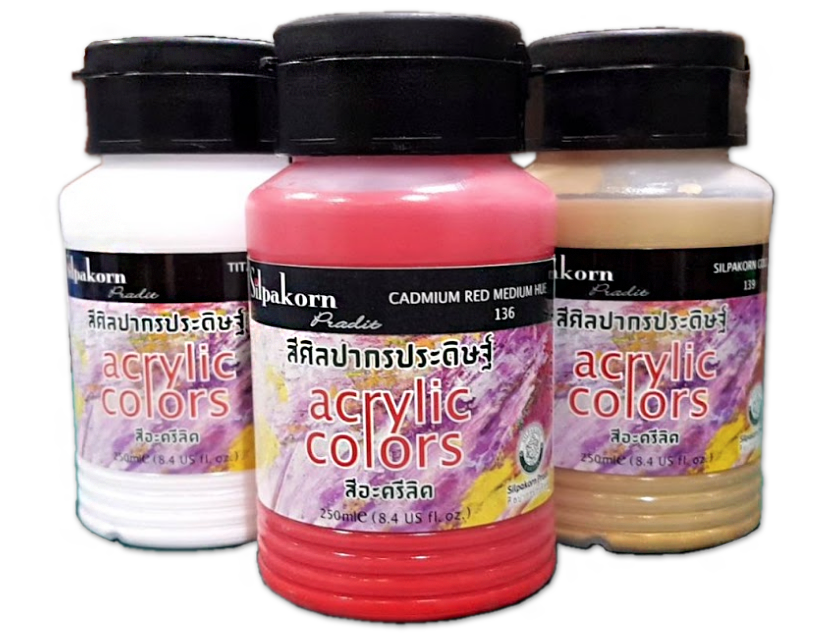 Silpakorn Pradit Acrylic Color 250ml