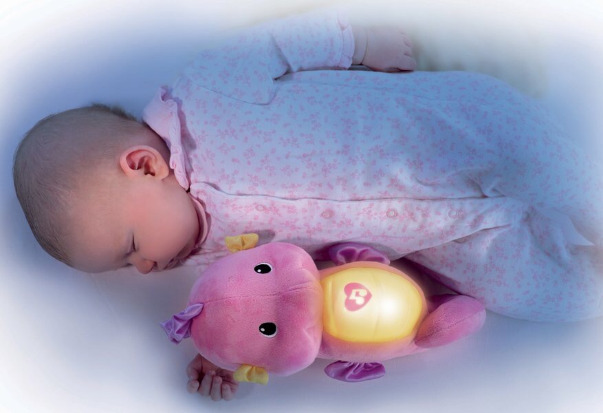 ม้าน้ำกล่อมนอน Fisher-Price Ocean Wonders Soothe and Glow Seahorse สีชมพู