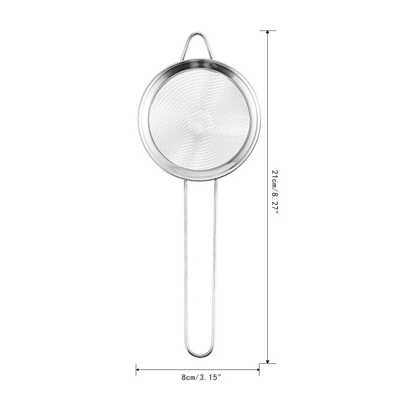 กระชอนกรองค๊อกเทล 8 ซม. ( Fine mesh cocktail strainer )