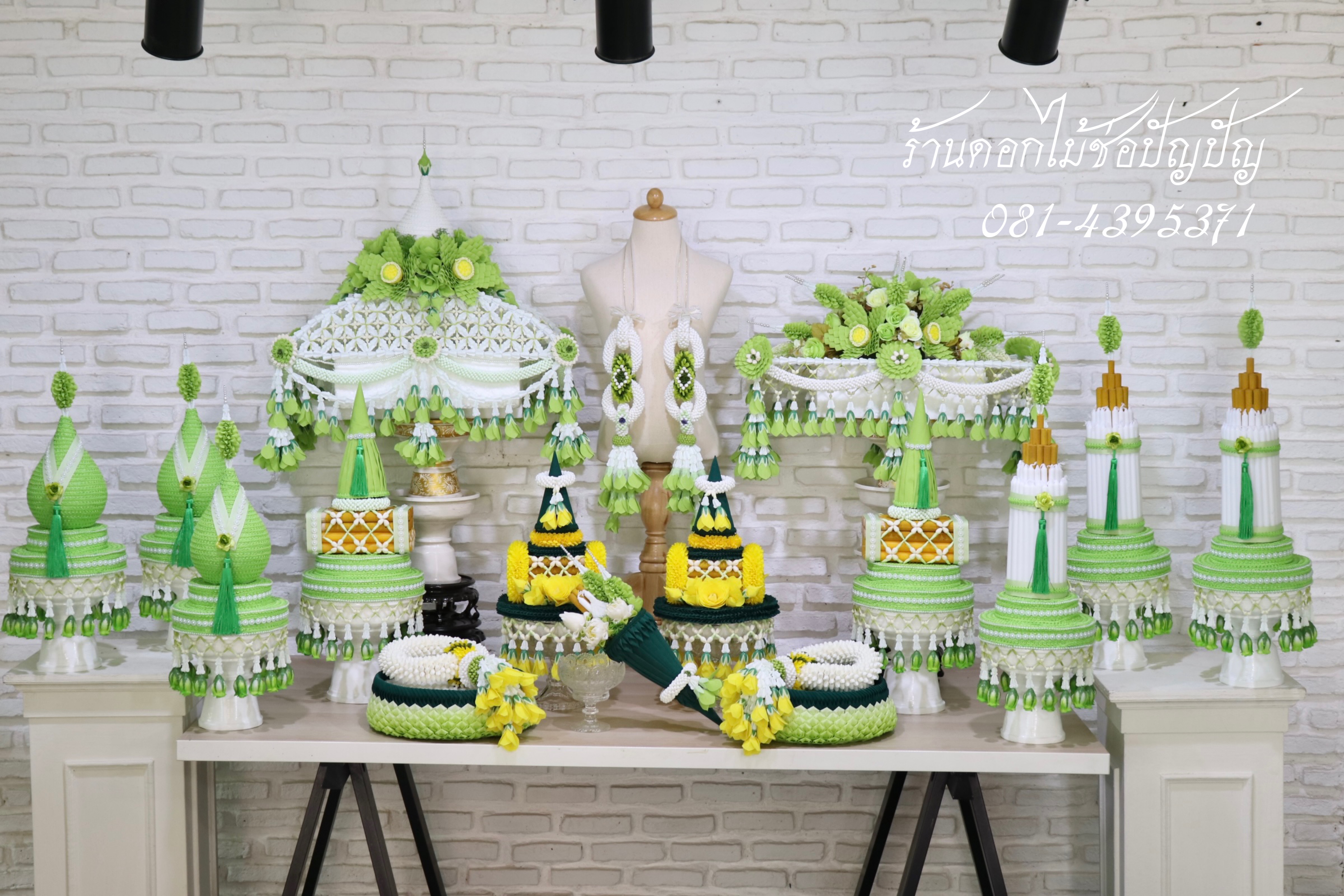 เครื่องบวชดอกไม้ประดิษฐ์ ชุดB14
