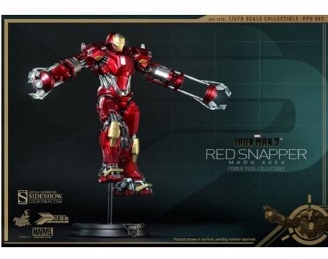 HOTTOYS Iron Man 3 - Iron Man Mark 35 (RED SNAPPER)