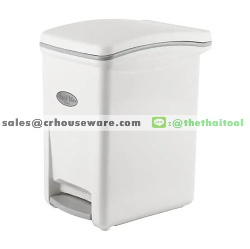 ถังขยะสี่เหลี่ยมแบบเท้าเหยียบ 10 ลิตร 001-PN6003