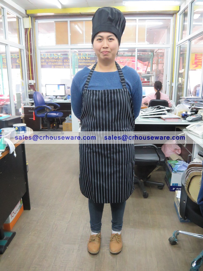 ผ้ากันเปื้อนโรงแรม เอื้ยมผ้า แบบเต็มตัว 044-PKC-WT