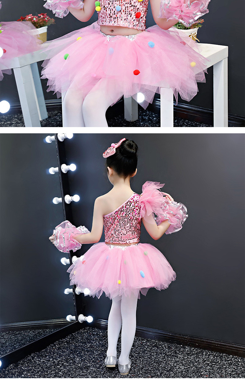 ชุดเต้นเด็ก หลีด เชียร์ กีฬาสี ชุดปอม การแสดงเด็ก