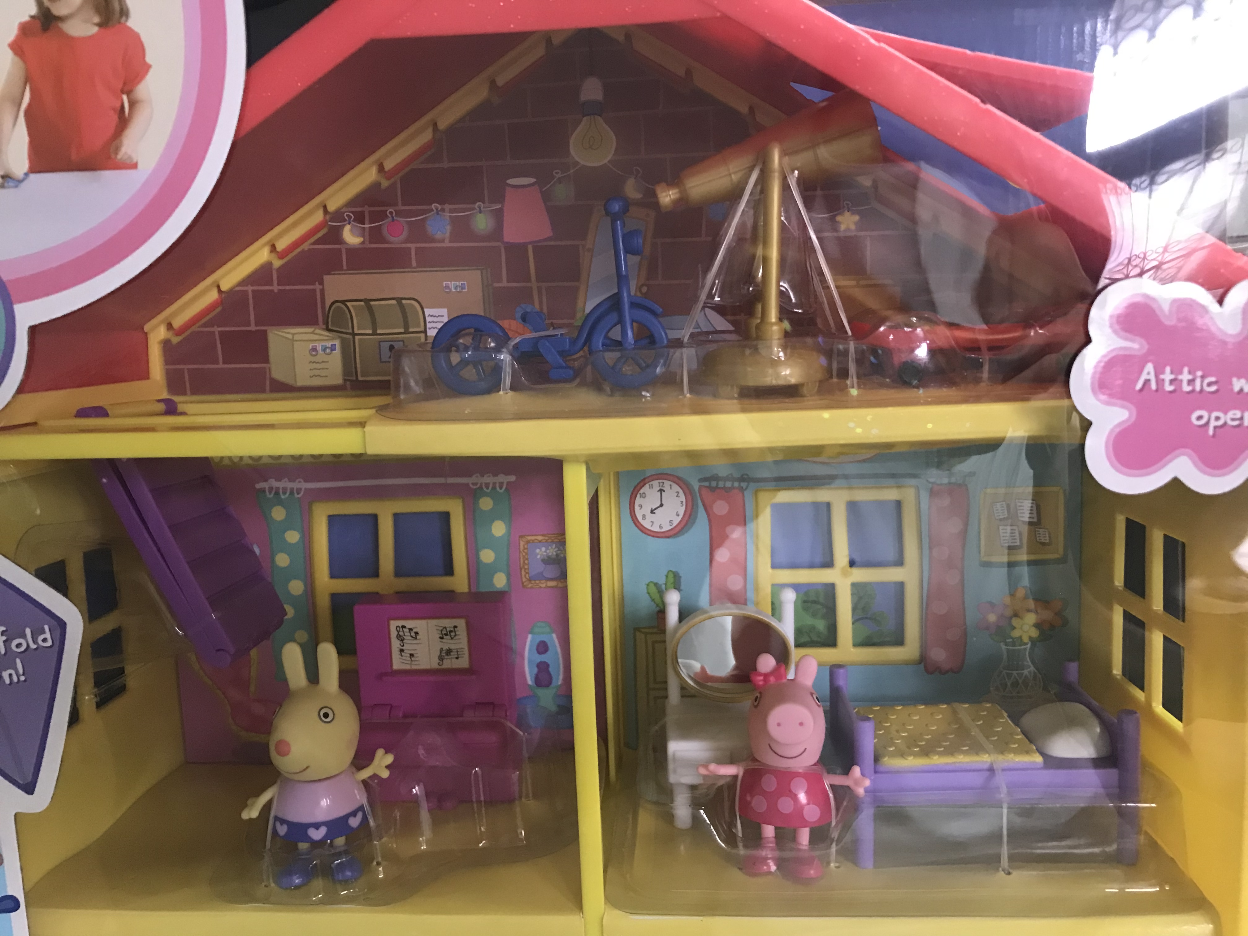 บ้าน Peppa Pig Fancy Family Home Playset แบบมีแสงเสียง
