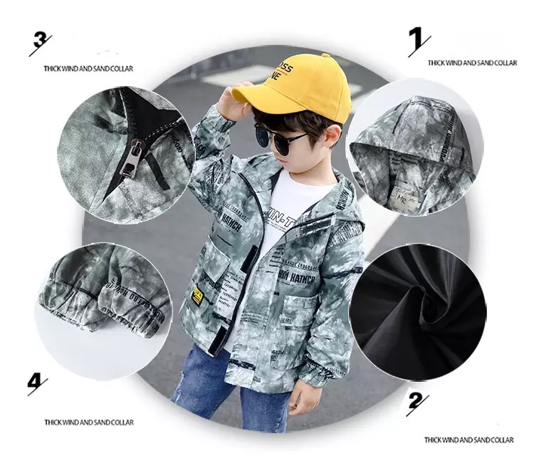 ชุดกันหนาวแจ๊คเก็ต สีเทา