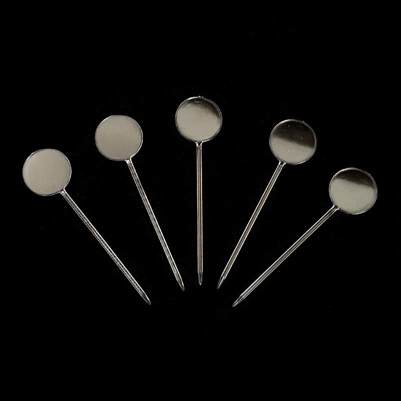 ไม้จิ้มค๊อกเทล หัวกลม สีใส ขนาด 9 ซม. ( บรรจุ 500 ชิ้น )