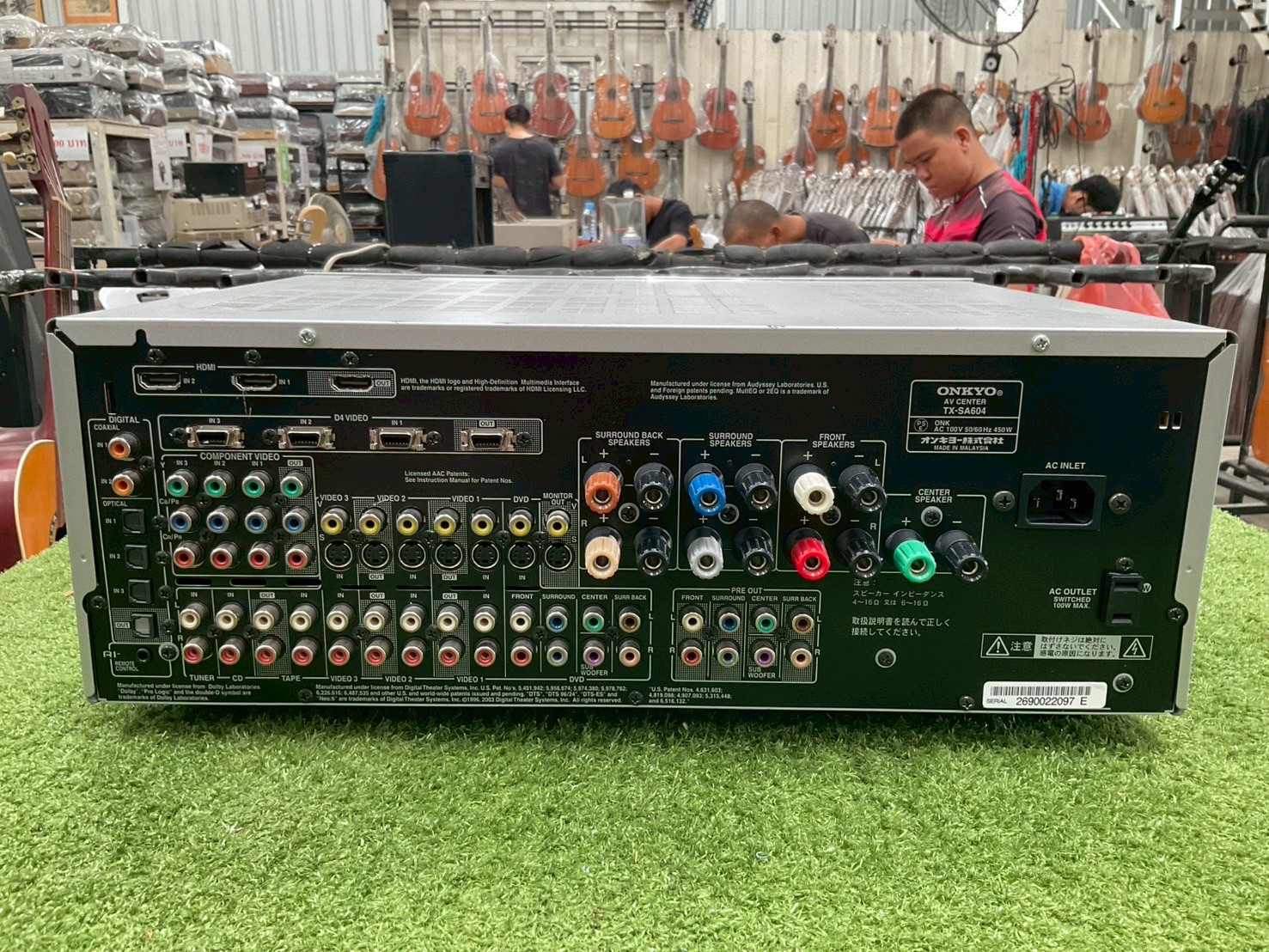 เครื่องขยายเสียง ONKYO : TX-SA604 สินค้าไม่พร้อมใช้งาน(ต้องซ่อม)