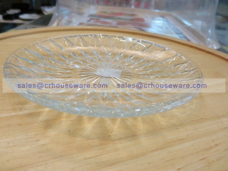 Diamond Plate 7.5 " 013-P00102 จานแก้ว