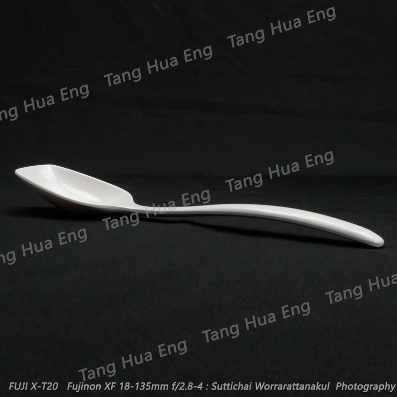 ทัพพีเมลามิน 12 นิ้ว SP518 ตราซุปเปอร์แวร์ สีครีมขาว