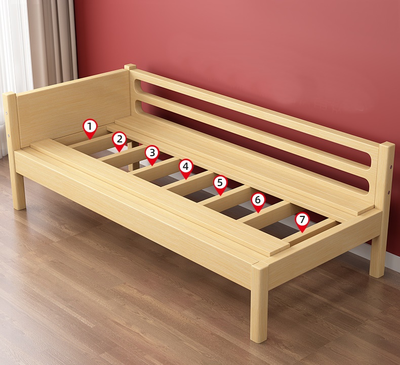 เตียงนอนไม้ เตียงเสริมสำหรับเด็กTP21022(WDK22)