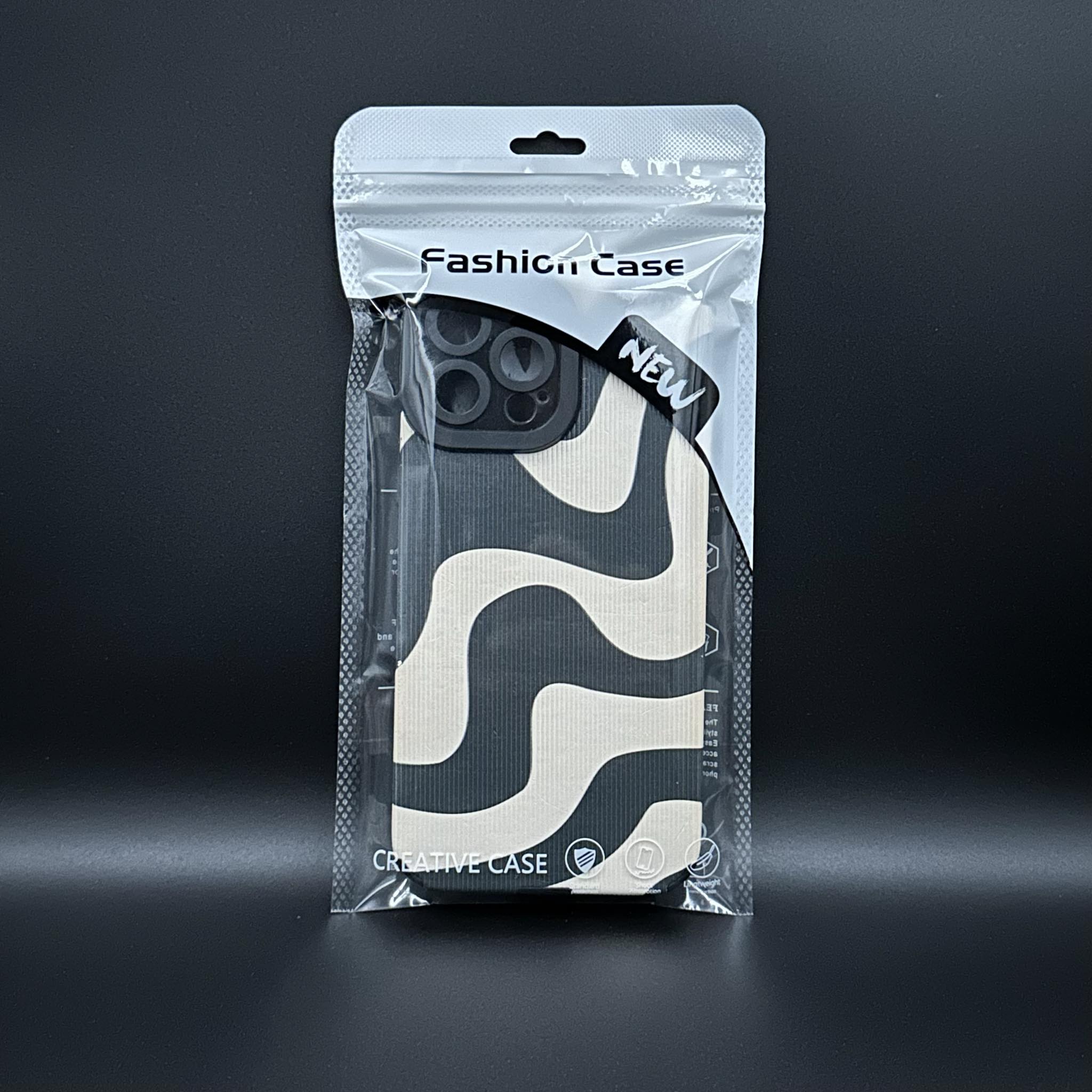 ถุงซิปใส่เคสมือถือ ขนาด 11 x 21 cm. สีขาวใส (100 ใบ)