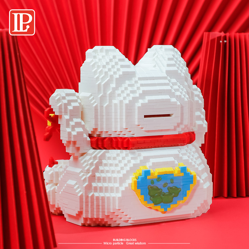 เลโก้นาโน Maneki-neko cat(แมวกวัก มาเนกิเนโกะ กระปุกออมสิน) Size Jumbo