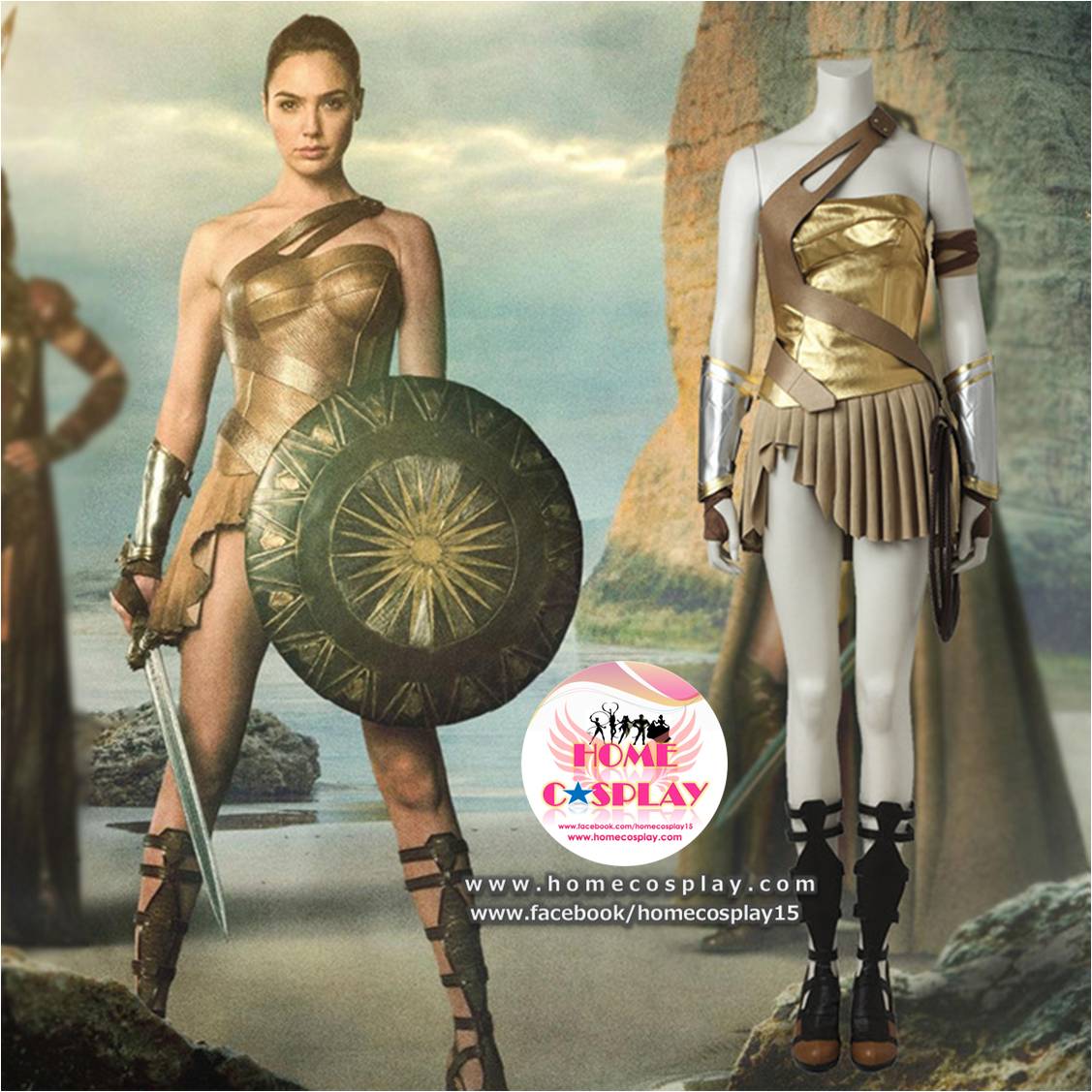 Super Premium Set: #2 ชุดวันเดอร์วูแมน Wonder Woman - Justice League