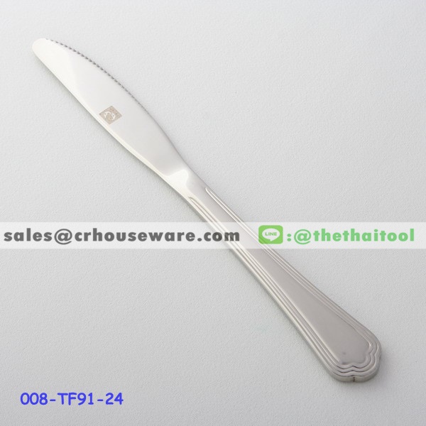 มีดหวานสแตนเลส 91 ลายบ้านเชียง DESSERT KNIFE 008-TF91-24
