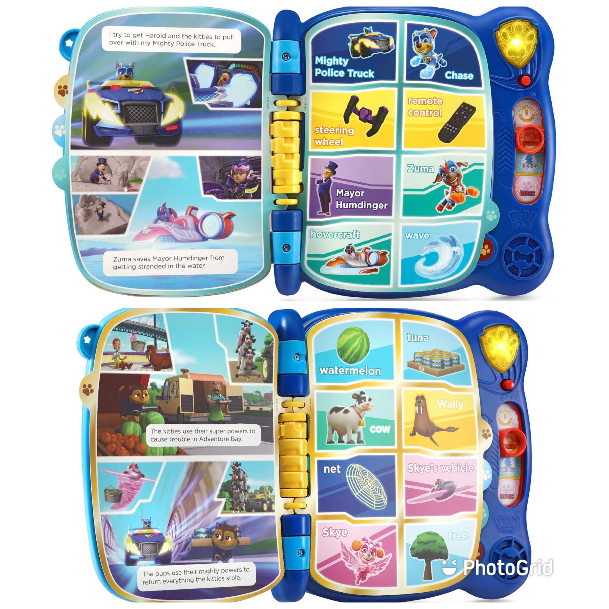 หนังสืออิเล็คโทรนิค VTech PAW Patrol Mighty Pups Touch and Teach Word Book