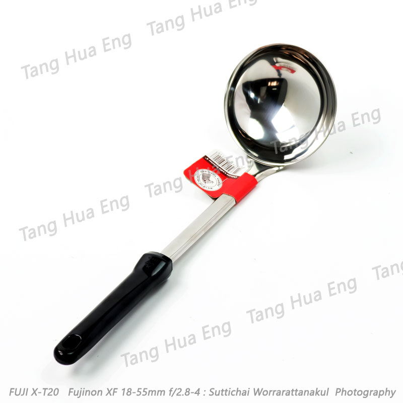 กระบวย Rooster 4 นิ้ว ด้ามดำ ตราหัวม้าลาย